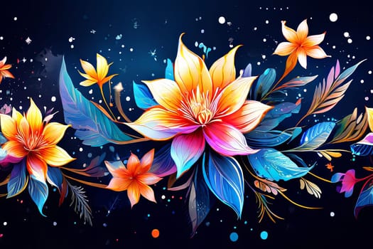 Serene lotus flower blooming against dark background. For meditation apps, on covers of books about spiritual growth, in designs for yoga studios, spa salons, illustration for articles on inner peace