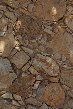 Fortezza fortress castle in Crete island Rethimno holidays exploring the old ancient stone city monuments close up summer background carnival season high quality big size printings