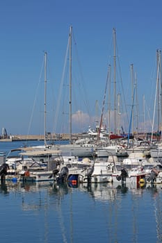 Rethimno, Greece, Friday 15 March 2024 Crete island holidays exploring the city port riviera luxury yachts close up summer background carnival season high quality big size prints