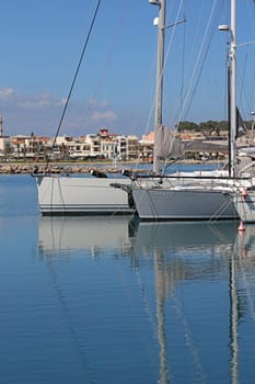 Rethimno, Greece, Friday 15 March 2024 Crete island holidays exploring the city port riviera luxury yachts close up summer background carnival season high quality big size prints