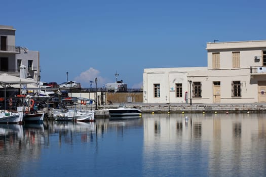 Rethimno, Greece, Friday 15 March 2024 Crete island holidays exploring the city port riviera luxury yachts close up summer background carnival season high quality big size prints