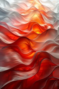 Beautiful abstract 3D background with smooth wavy lines. 3d illustration.