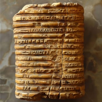 Sumerian Cuneiform Tablets Preserving the Oldest of Stories, The script blurs into clay, an archive of humanity's earliest religious expressions.