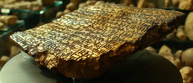 Sumerian Cuneiform Tablets Preserving the Oldest of Stories, The script blurs into clay, an archive of humanity's earliest religious expressions.