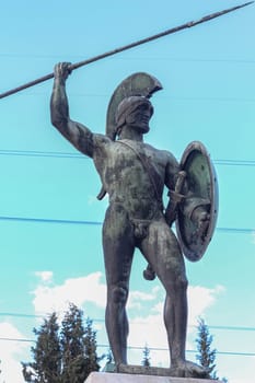 Experience the awe-inspiring presence of the statue of Leonidas at Thermopylae, Greece, a symbol of courage, sacrifice, and resilience