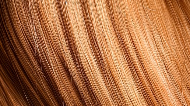 A close up of a woman's hair, which is brown and has a lot of texture. The hair appears to be long and is styled in a way that highlights its natural beauty