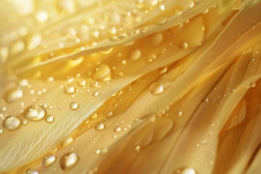 A macro shot of dewy skin illuminated by soft, golden light, showcasing its hydrated texture and healthy sheen