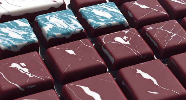 The image is a keyboard with a marble-like pattern on the keys.