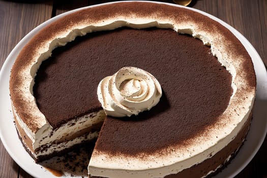 The image shows a slice of cheesecake on a plate with a fork next to it.