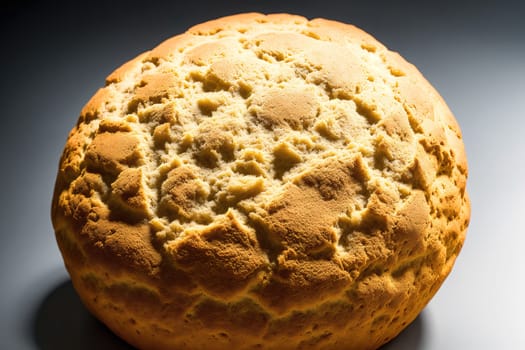 The image is a 3D rendering of a loaf of bread.
