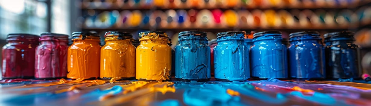 Creative Art Supplies Warehouse Inspires Masterpieces in Business of Artistic Tools and Creative Education, Paint aisles and art classes inspire masterpieces and artistic tools in the creative art supplies warehouse business.