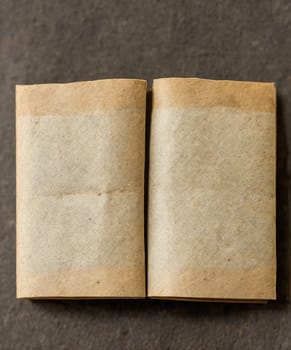 The image is a blank book with no pages or content.