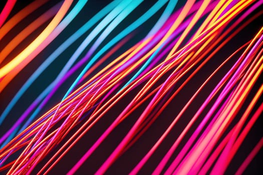 The image is a colorful, abstract background with swirling lines and shapes.