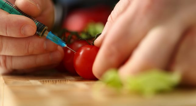 Cook in kitchen introduces secret ingredient to tomato flavor enhancer better perception sensations explicit health care guarantees scheme concept