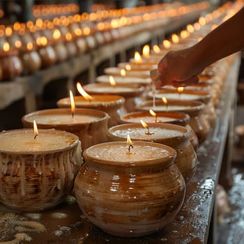 Candle Making Illuminates the Art of Ambiance in Business of Home Decor, Wax pots and fragrance oils light a story of atmosphere and craft in the candle making business.