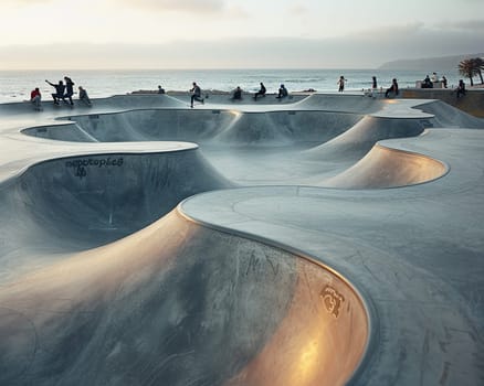 Skate Park Jumps the Gap Between Sport and Style in Business of Skateboarding, Halfpipes and skate decks grind a narrative of youth culture and athleticism in the skateboarding business.