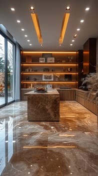 Luxury Brand Displays High-End Products in Exclusive Business Showroom, Elegance and quality are on full display in a showroom designed to impress discerning clients.