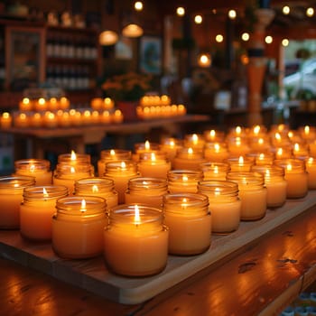 Candle Making Illuminates the Art of Ambiance in Business of Home Decor, Wax pots and fragrance oils light a story of atmosphere and craft in the candle making business.