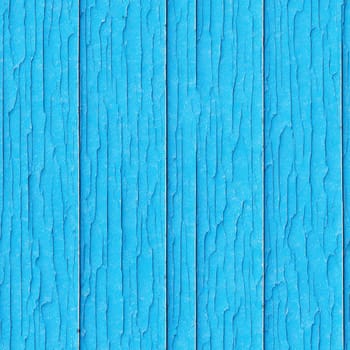 The image is a blue wooden plank wall with horizontal grooves and a distressed finish. - seamless and tileable