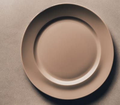 The image is a plate with a white background and no objects on it.