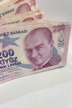 Financial Planning with 200 Turkish Lira Banknotes. Saving Ways and Investment Opportunities. Financial Strategy with 200 Turkish Lira Banknotes. Methods for Saving, Investing and Investing Your Money.