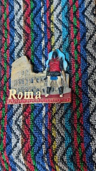 26 March 2024 Beer- Sheva Israel, Colosseum Rome refrigerator magnet souvenir. High quality photo
