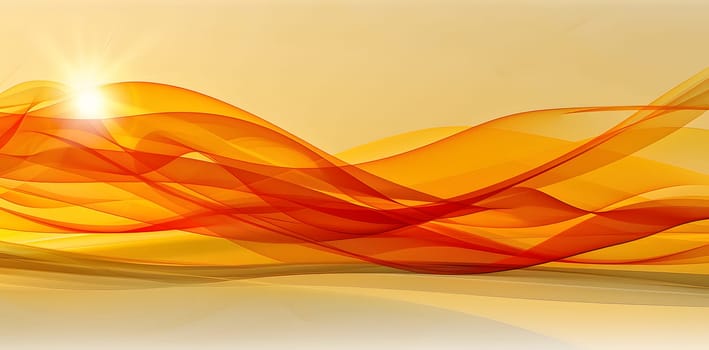 An artistic liquid amber petal pattern of orange tints and shades resembling a peach, with a font displayed on a white background