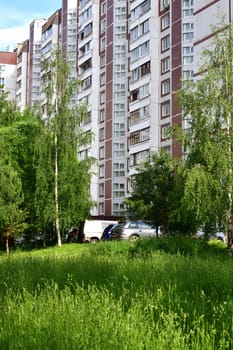 Moscow, Russia - 12 June 2021. Zelenograd is an eco-friendly area in the north-west of Moscow