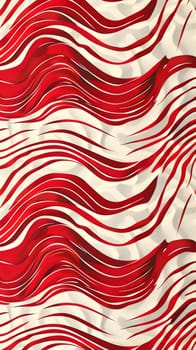 A liquid art pattern of electric blue and magenta waves resembling the flag of the United States on a white background, with graphic eyelash details in carmine