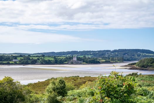 Doe castle seen from the Doe castle viewpoint.