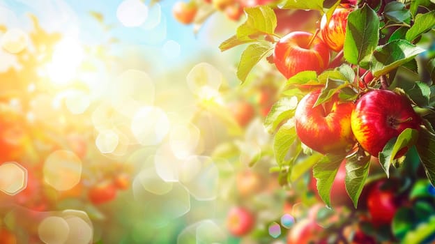 Apple harvest in the garden. selective focus. food.