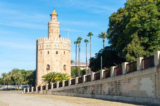 The Gold Tower, Seville, Spain.