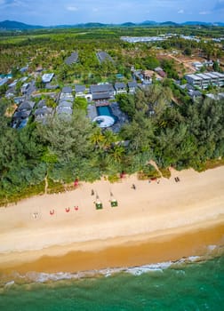 View of Natai beach in Khao Lak, Phang Nga, Thailand, south east asia