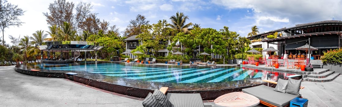 View of Natai beach in Khao Lak, Phang Nga, Thailand, south east asia