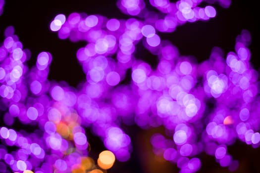 Blurred bokeh light , Christmas and New Year holidays background - image