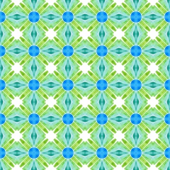 Summer exotic seamless border. Green energetic boho chic summer design. Exotic seamless pattern. Textile ready magnetic print, swimwear fabric, wallpaper, wrapping.
