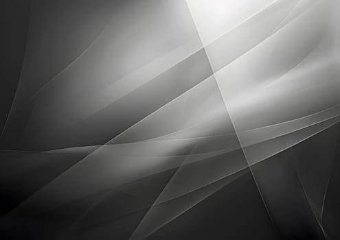 A monochrome pattern of grey tints and shades creates an abstract background with intersecting lines and rectangles, resembling automotive design in monochrome photography