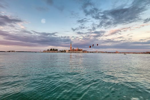 The church of San Giorgio Maggiore on Isola San Giorgio at morning, Venice