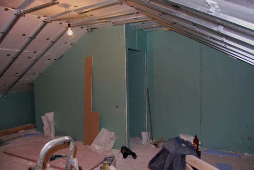 Insulation of the premises and construction of partitions.