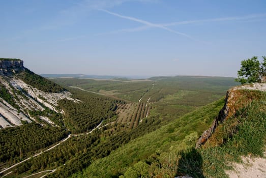 The Crimean mountains, plains and hills are incomparable.