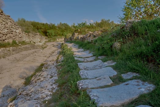 Old settlements on the Crimean peninsula.