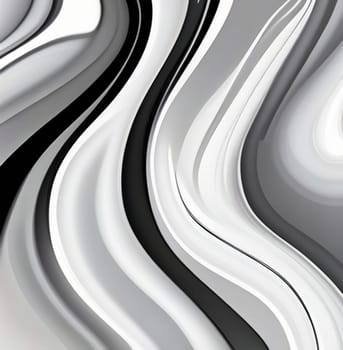 White and black artistic abstract swirl background for multimedia and content creation