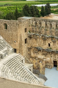 Roman amphitheater of Aspendos, Belkiz - Antalya, Turkey