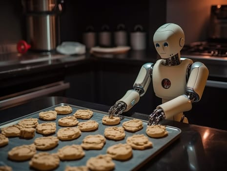 Advanced Tech Robot Bakes Pastries In Modern Kitchen