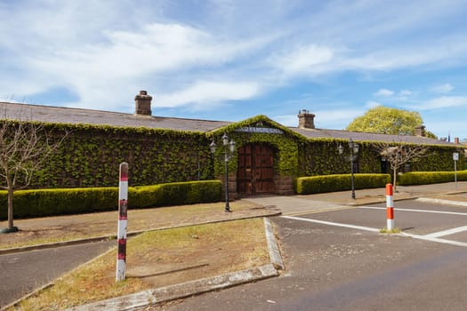 KILMORE, AUSTRALIA - SEPTEMBER 23: Historic Victorian architecture of Old Kilmore Gaol in Kilmore, Victoria, Australia in 2023