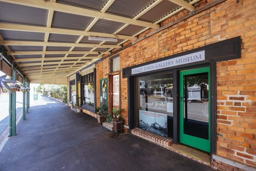 VIOLET TOWN, AUSTRALIA - DECEMBER 28 2023: Summer afternoon views of Violet Town township in Goulburn Valley, Victoria, Australia