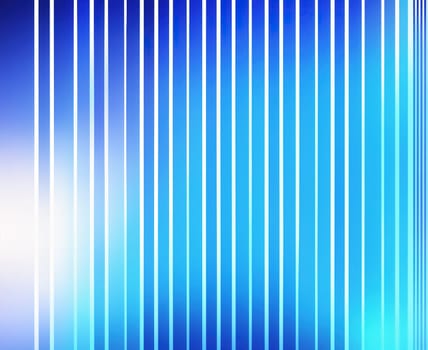 The image is a blue and white striped background with a subtle gradient effect.