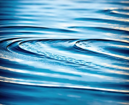 The image is a photograph of a body of water with ripples in the surface.