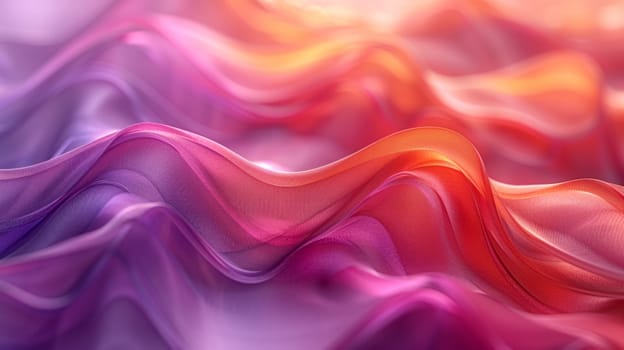 Liquid Flowing Colorful Silk Texture Background. Abstract Colors Creative Wallpaper. Ai generated