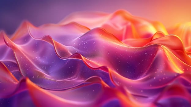 Liquid Flowing Colorful Silk Texture Background. Abstract Colors Creative Wallpaper. Ai generated